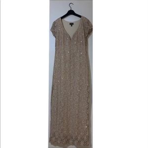 Rosy Beaded Dress